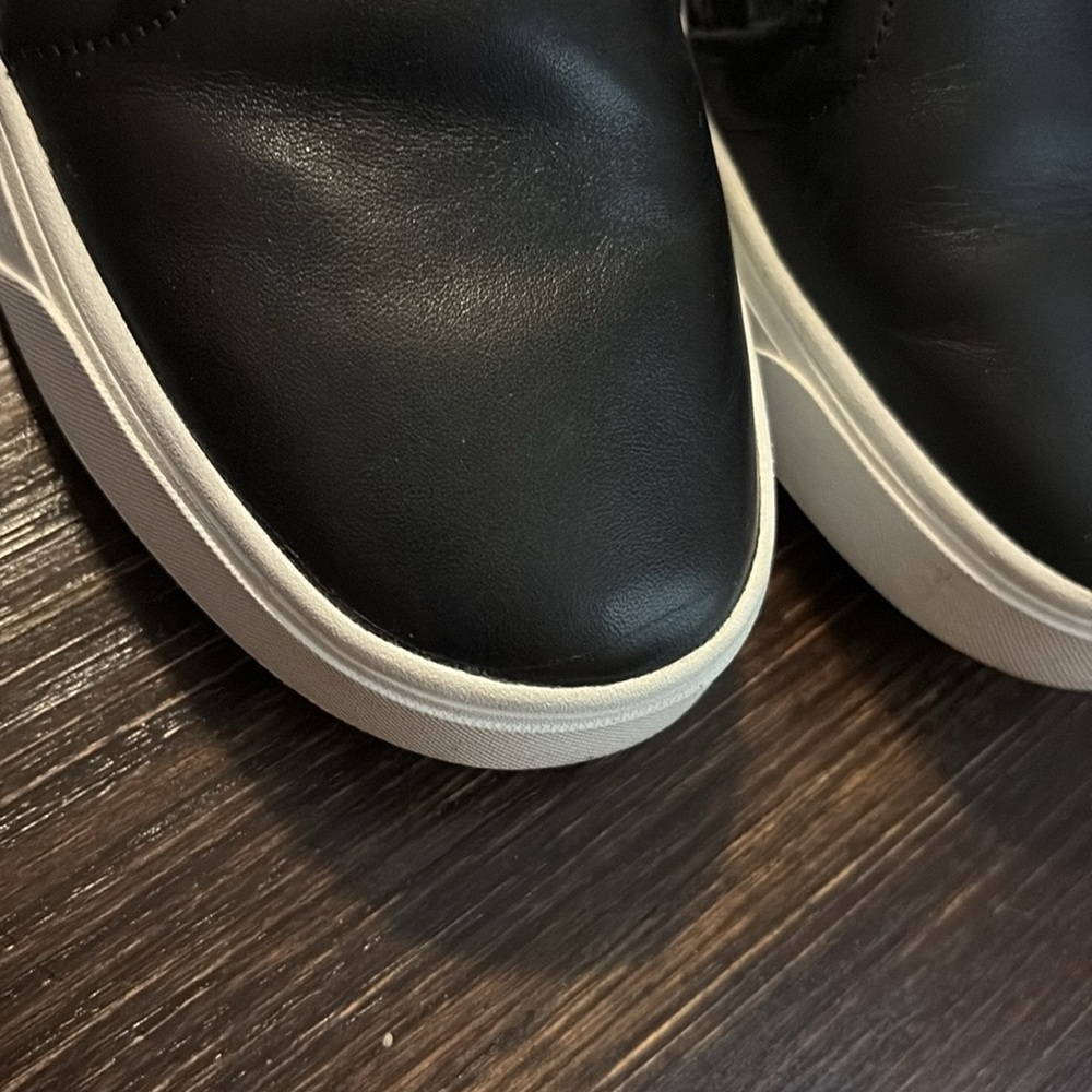Vionic kimmie slip on sneakers size 9 black leather - Picture 6 of 6